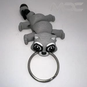 Raccoon Fidget Toy Keyring & Bag Charm