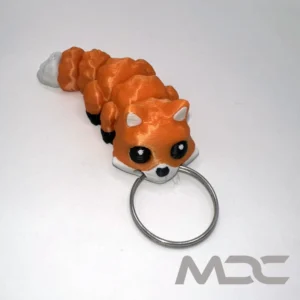 Articulated Fox Keychain – Cute, Fidget-Friendly, Bag Charm and Stylish!